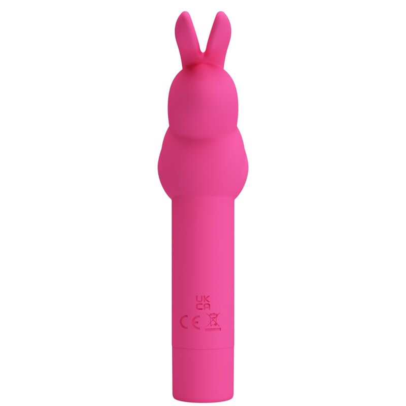 PRETTY LOVE – GERARDO VIBRADOR DE SILICONA CONEJO FUSCHIA