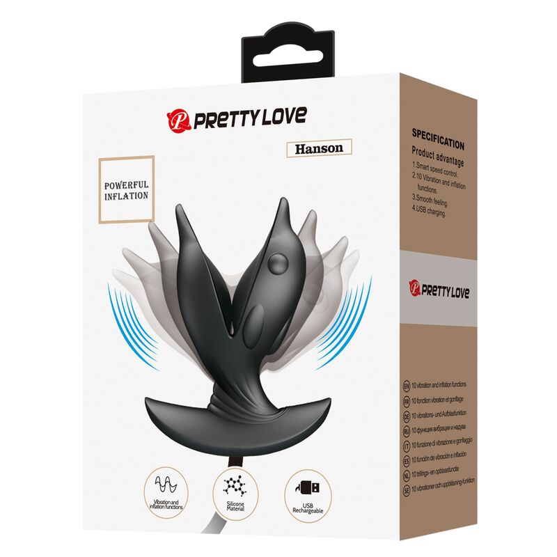 PRETTY LOVE - PLUG ANAL DELFIN INFLABLE & RECARGABLE - Imagen 2