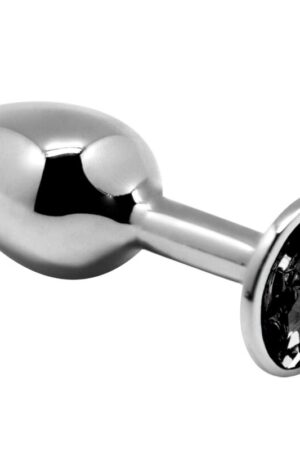 ALIVE - ANAL PLEASURE MINI PLUG METAL NEGRO TALLA M
