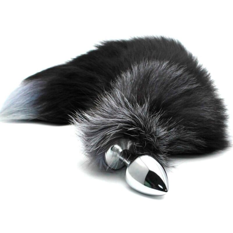 ALIVE - ANAL PLEASURE PLUG METAL COLA DE ZORRO TALLA M - Imagen 3