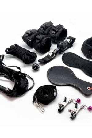 ALIVE - FURY KIT 10 PIEZAS BDSM NEGRO