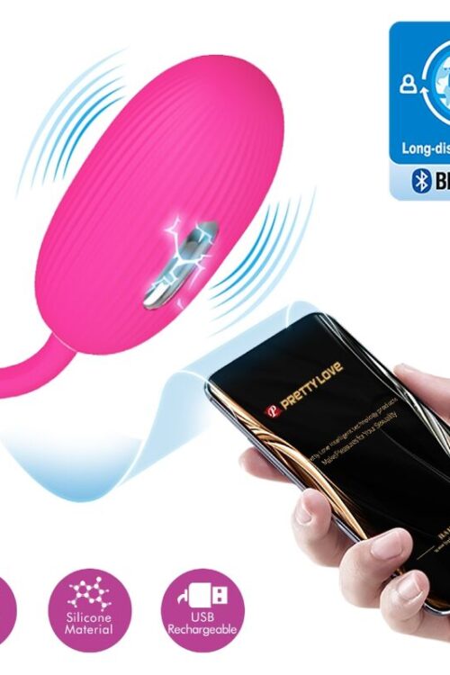 PRETTY LOVE – DOREEN HUEVO VIBRADOR RECARGABLE MAGENTA CONTROL REMOTO