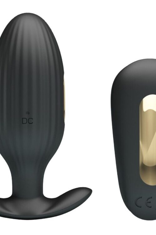 PRETTY LOVE – KELLY PLUG ANAL VIBRADOR RECARGABLE NEGRO