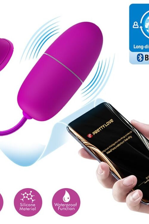 PRETTY LOVE – NYMPH HUEVO VIBRADOR CONTROLADO POR APP VIOLETA