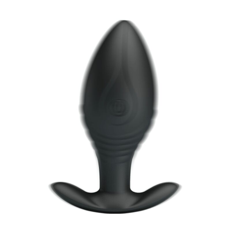 PRETTY LOVE - REGINA PLUG ANAL VIBRADOR RECARGABLE NEGRO - Imagen 3