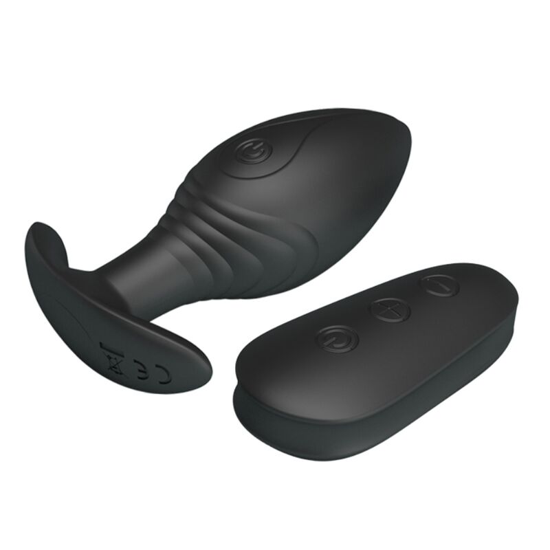 PRETTY LOVE - REGINA PLUG ANAL VIBRADOR RECARGABLE NEGRO - Imagen 11