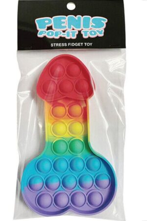 KHEPER GAMES - JUGUETE ANTIESTRES PENIS POP-IT MULTICOLOR