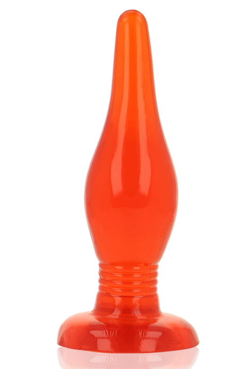 BAILE – PLUG ANAL TACTO SUAVE ROJO 14.2 CM