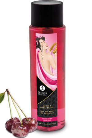 SHUNGA - GEL DE BAÑO & DUCHA CEREZA 370 ML