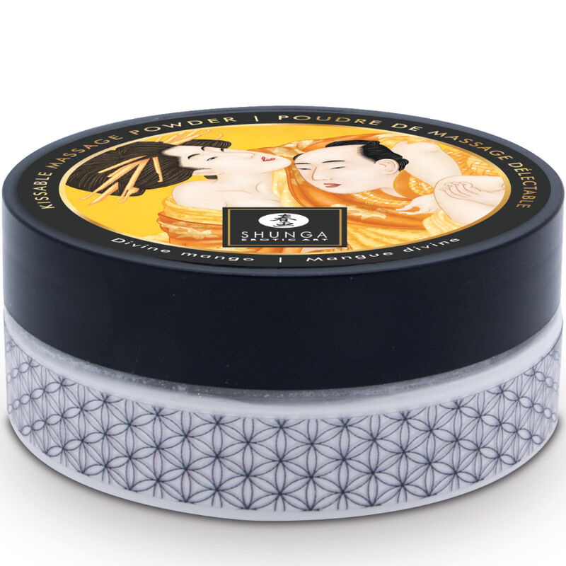 SHUNGA - KIT POLVOS DE MASAJE COMESTIBLE MANGO - Imagen 3