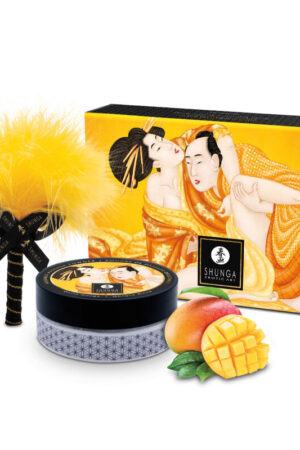 SHUNGA - KIT POLVOS DE MASAJE COMESTIBLE MANGO