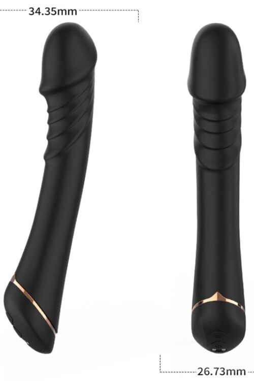 ARMONY – DILDO VIBRADOR SILICONA NEGRO