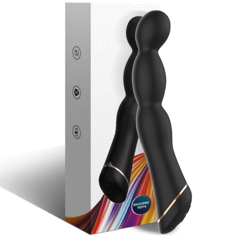 ARMONY - BAMBU VIBRADOR AJUSTABLE NEGRO - Imagen 4