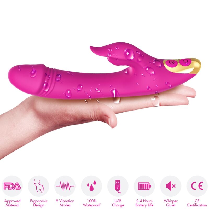 ARMONY - AMANT SUCCIONADOR CLÍTORIS & PUNTO G FUCSIA - Imagen 3