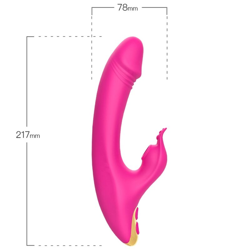 ARMONY - AMANT SUCCIONADOR CLÍTORIS & PUNTO G FUCSIA - Imagen 2