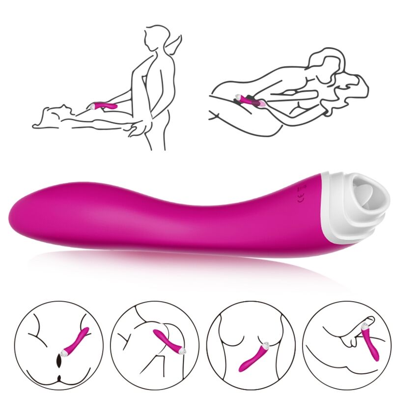 ARMONY - FAIRYLAND ESTIMULADOR CON LENGUA CLITORIS & VIBRADOR VIOLETA - Imagen 4