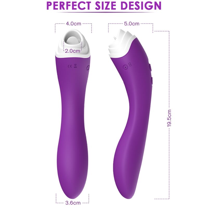 ARMONY - FAIRYLAND ESTIMULADOR CON LENGUA CLITORIS & VIBRADOR VIOLETA - Imagen 2