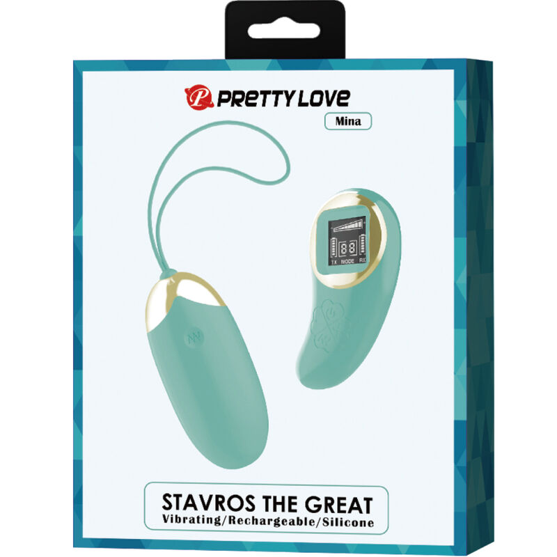 PRETTY LOVE - MINA HUEVO VIBRADOR CONTROL REMOTO VERDE - Imagen 6