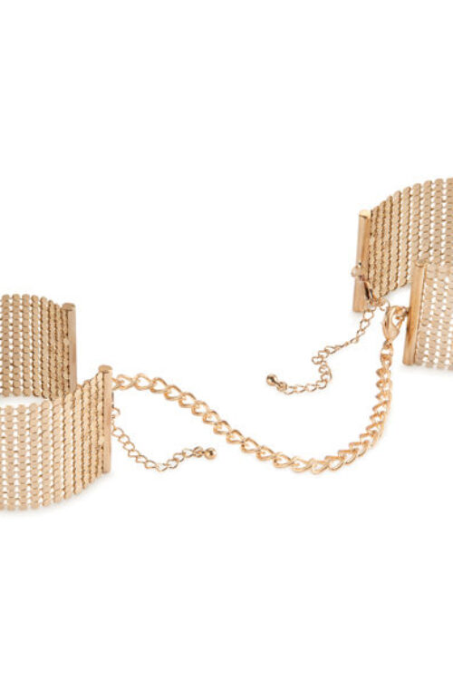 BIJOUX – DÉSIR MÉTALLIQUE ESPOSAS MALLA METALICA DORADA