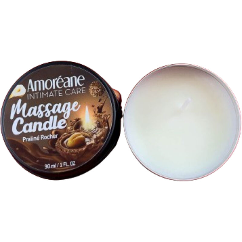 AMOREANE - VELA DE MASAJE PRALINÉ ROCHER 30 ML - Imagen 2