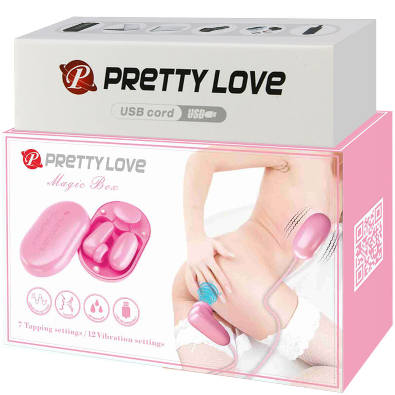 PRETTY LOVE - MAGIC BOX BALA VIBRADORA & ESTIMULADOR ROSA - Imagen 6