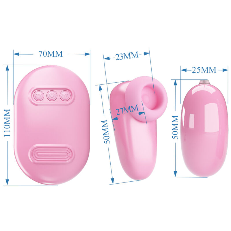 PRETTY LOVE - MAGIC BOX BALA VIBRADORA & ESTIMULADOR ROSA - Imagen 4
