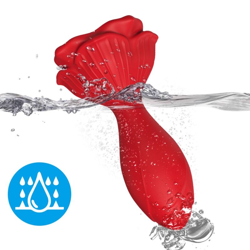 ARMONY - ROSA VIBRADOR & PLUG ANAL PEQUEÑO CONTROL REMOTO ROJO - Imagen 4