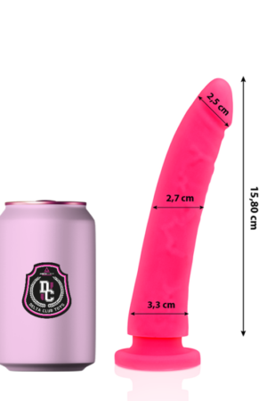 DELTA CLUB - DILDO REALISTA ROSA SILICONA MEDICA 17 CM -O- 3 CM
