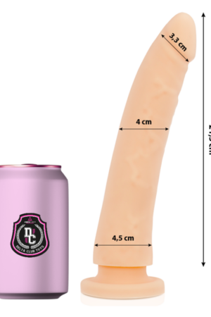 DELTA CLUB - DILDO REALISTA NATURAL SILICONA MEDICA 23 CM -O- 4.5 CM