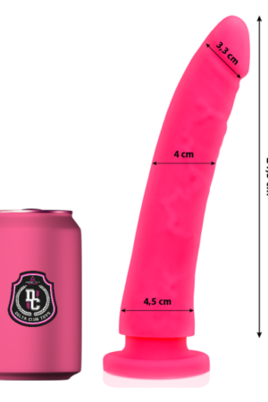 DELTA CLUB - DILDO REALISTA ROSA SILICONA MEDICA 23 CM -O- 4.5 CM
