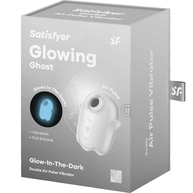SATISFYER - GLOWING GHOST AIR PULSE & VIBRADOR AMARILLO - Imagen 3