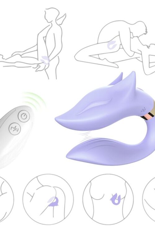 ARMONY – FOX VIBRADOR PAREJAS CONTROL REMOTO VIOLETA