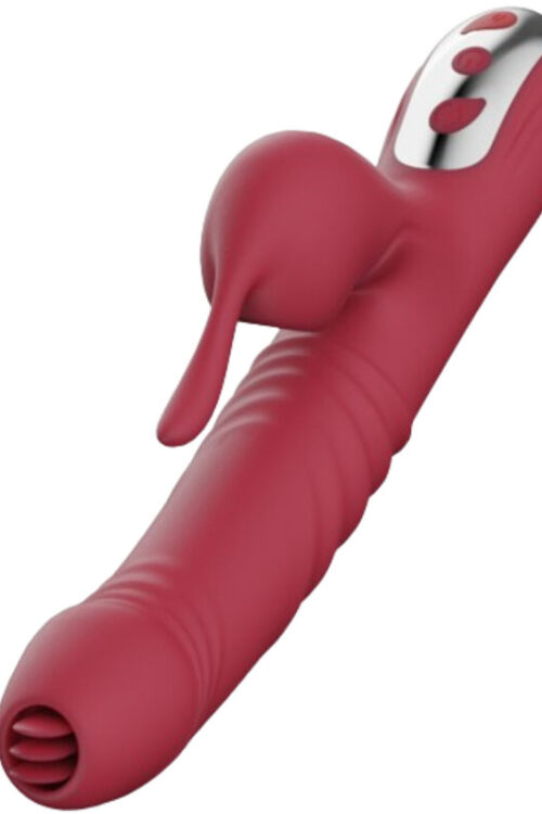 ARMONY – SUCK VIBRADOR & SUCCIONADOR CON LENGUA ESTIMULADORA BURDEOS