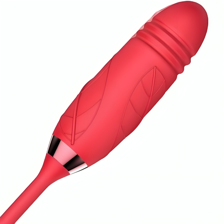 ARMONY - DELIGHT FLOWER SUCCIONADOR & THRUSTING ROJO - Imagen 2