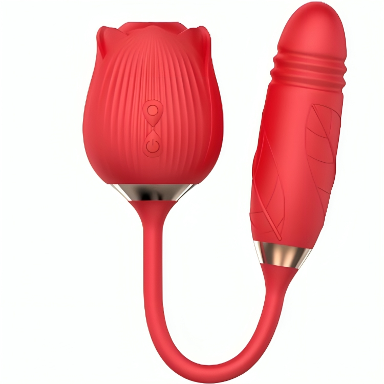 ARMONY – DELIGHT FLOWER SUCCIONADOR & THRUSTING ROJO