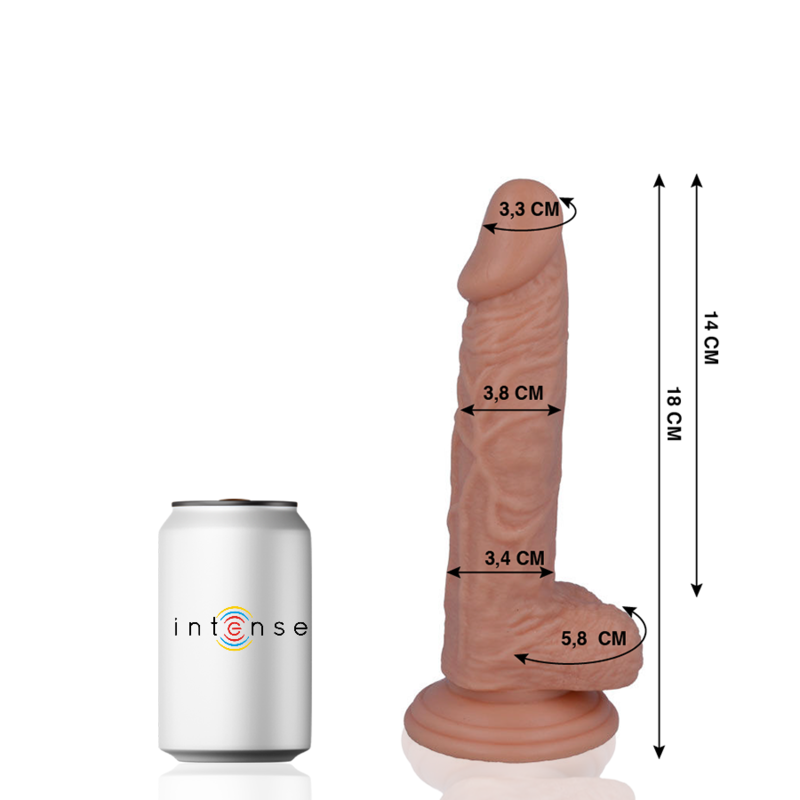 MR INTENSE - 11 PENE REALÍSTICO 18 CM -O- 3.8 CM - Imagen 7
