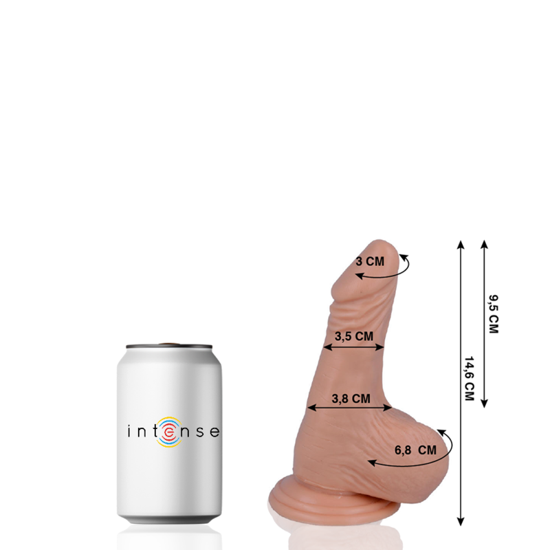 MR INTENSE - 1 PENE REALÍSTICO 14.6 CM -O- 3.5 CM - Imagen 2