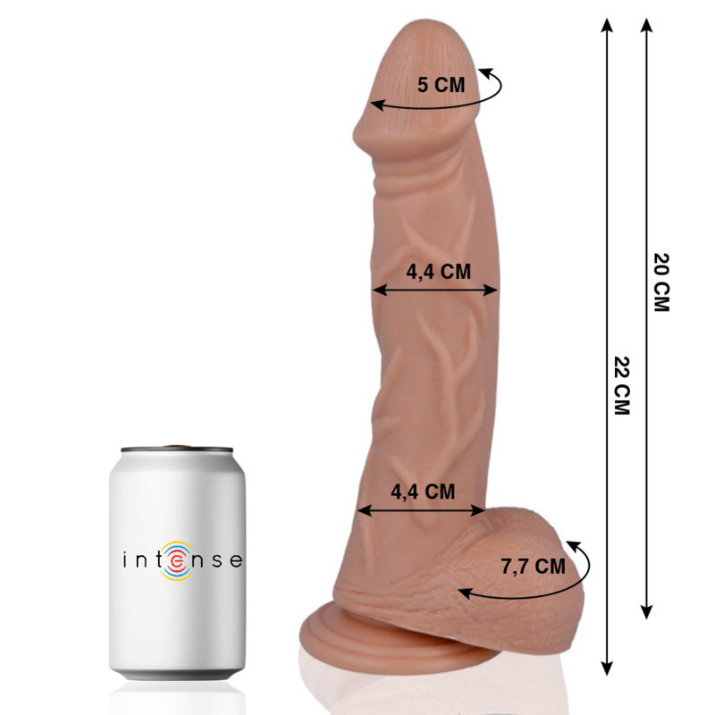 MR INTENSE - 26 PENE REALÍSTICO 22 CM -O- 4.4 CM - Imagen 7