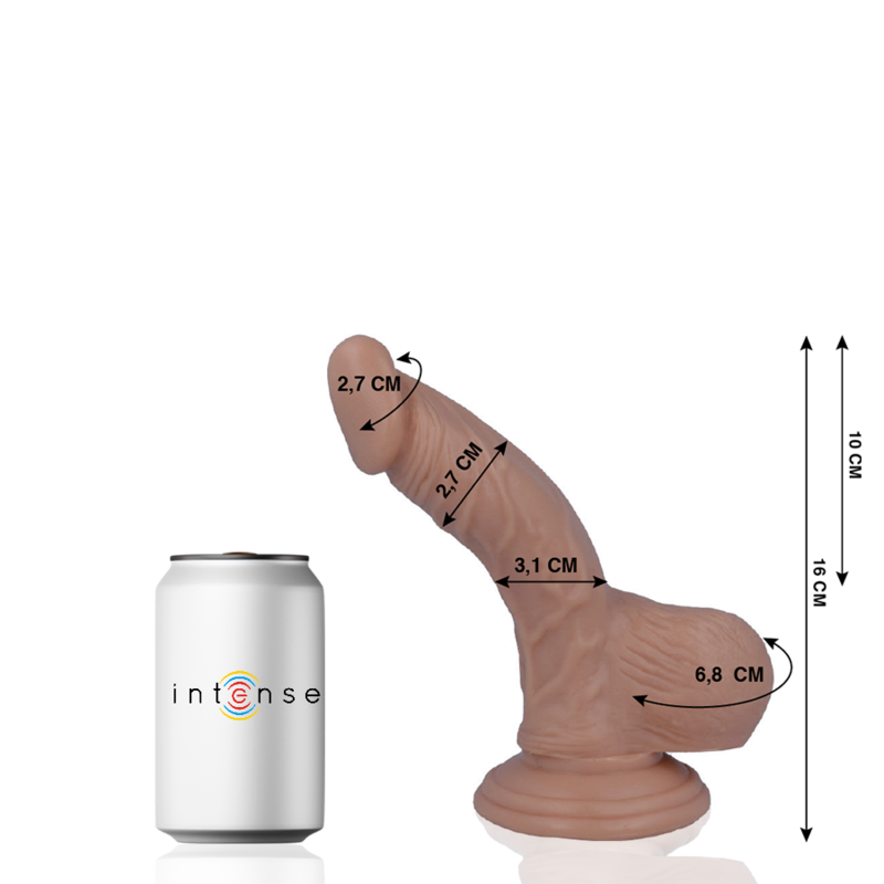 MR INTENSE - 2 PENE REALÍSTICO 16 CM -O- 2.7 CM - Imagen 2