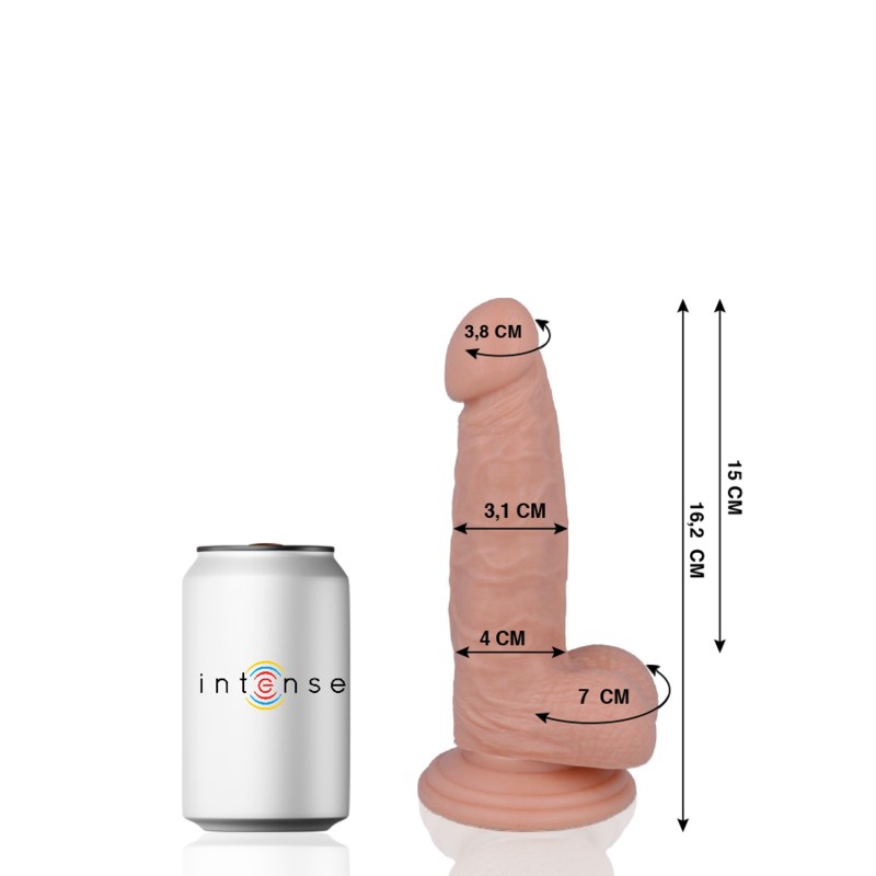 MR INTENSE - 4 PENE REALÍSTICO 16.2 CM -O- 3.1 CM - Imagen 6