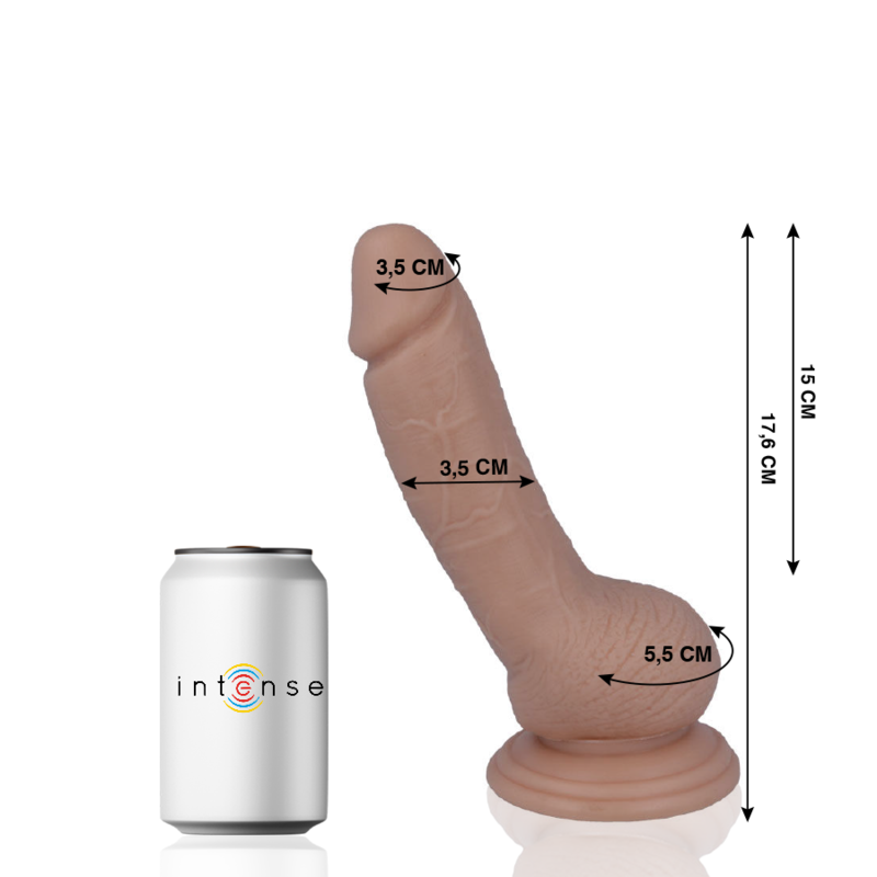 MR INTENSE - 8 PENE REALÍSTICO 17.6 CM -O- 3.5 CM - Imagen 6
