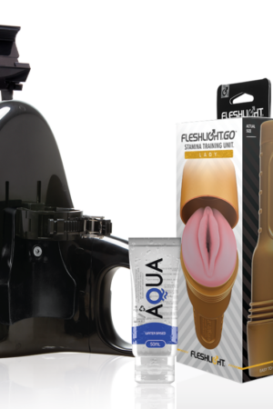 FLESHLIGHT - STAMINA GO TRAINING UNIT LADY + UNIVERSAL LAUNCH + LUBRICANTE AQUA QUALITY 50 ML