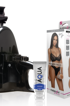 FLESHLIGHT - AUTUMN FALLS CREAM TEXTURE VAGINA + UNIVERSAL LAUNCH + LUBRICANTE AQUA QUALITY 50 ML