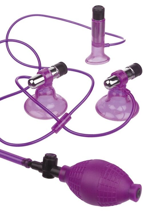 FETISH FANTASY SERIES – TRIPLE SUCCIONADOR VIBRADOR