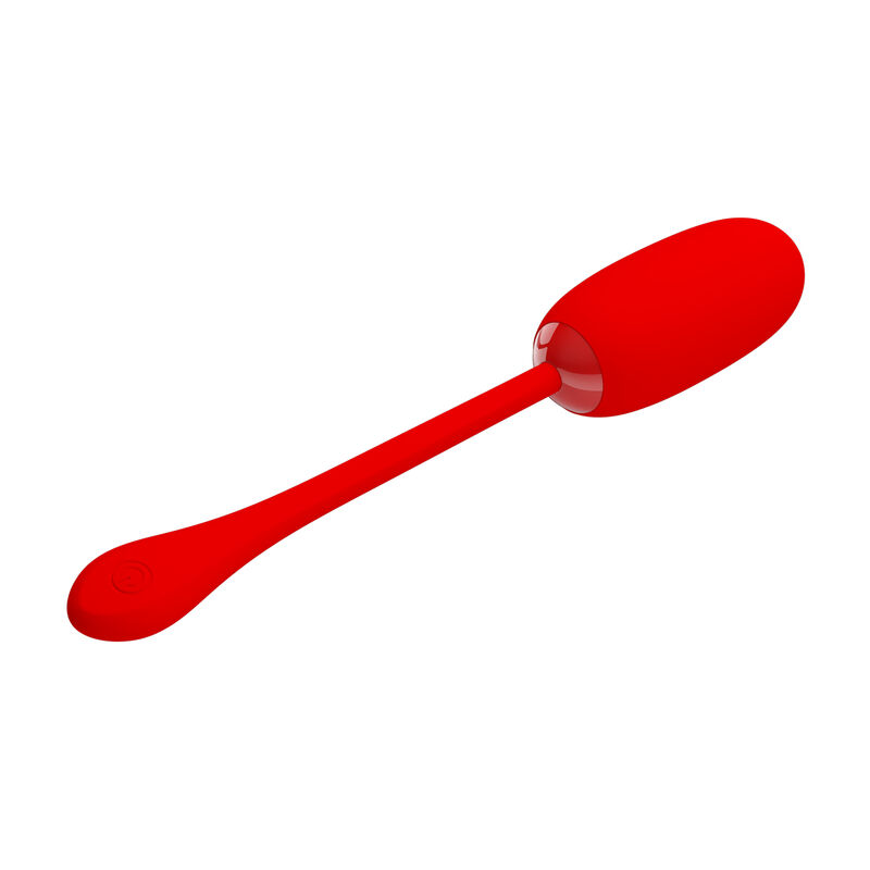 PRETTY LOVE - JULIUS HUEVO VIBRADOR IMPERMEBLE & RECARGABLE ROJO - Imagen 3