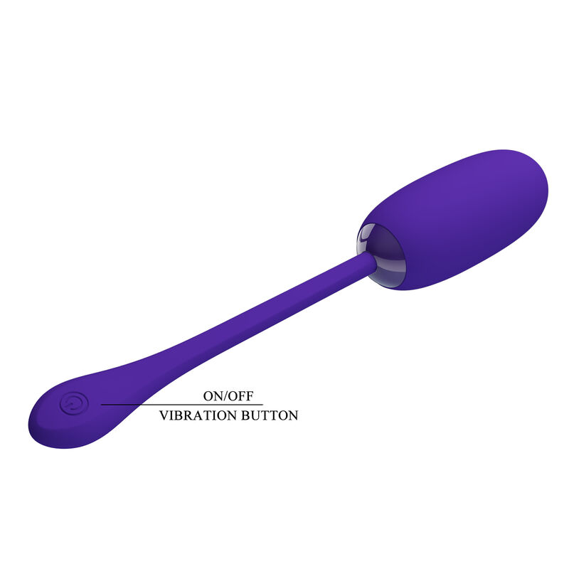 PRETTY LOVE - JULIUS HUEVO VIBRADOR IMPERMEBLE & RECARGABLE LILA - Imagen 6