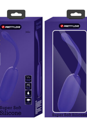 PRETTY LOVE - JULIUS HUEVO VIBRADOR IMPERMEBLE & RECARGABLE LILA