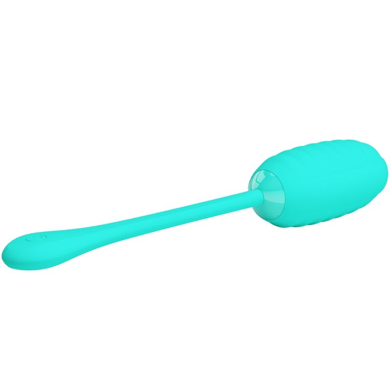 PRETTY LOVE - KIRK HUEVO VIBRADOR RECARGABLE VERDE AGUA - Imagen 5
