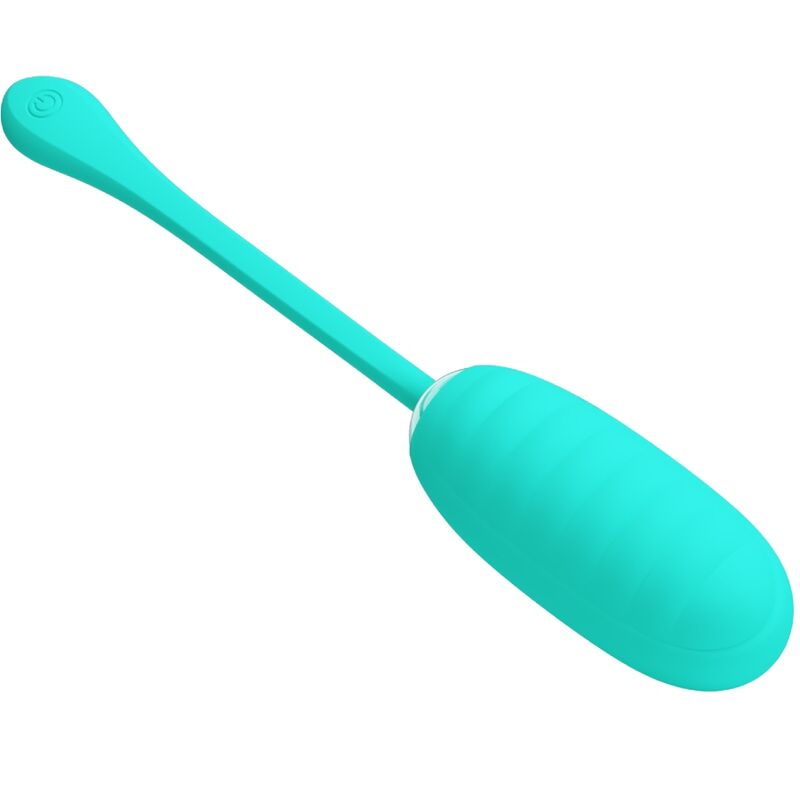 PRETTY LOVE - KIRK HUEVO VIBRADOR RECARGABLE VERDE AGUA - Imagen 6