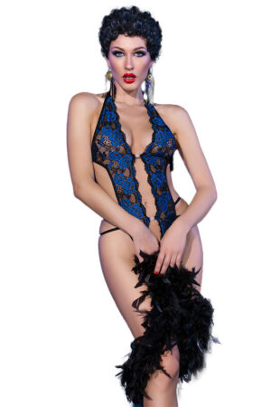 CHILIROSE - CR 4479 BODY CROTCHLESS AZUL S/M